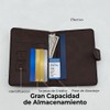 Porta Pasaporte con Bloqueo RFID, Funda para Pasaporte y Visa