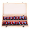 KOWOOD Router Bits Sets of 24A Pieces 1/4 Inch Shank