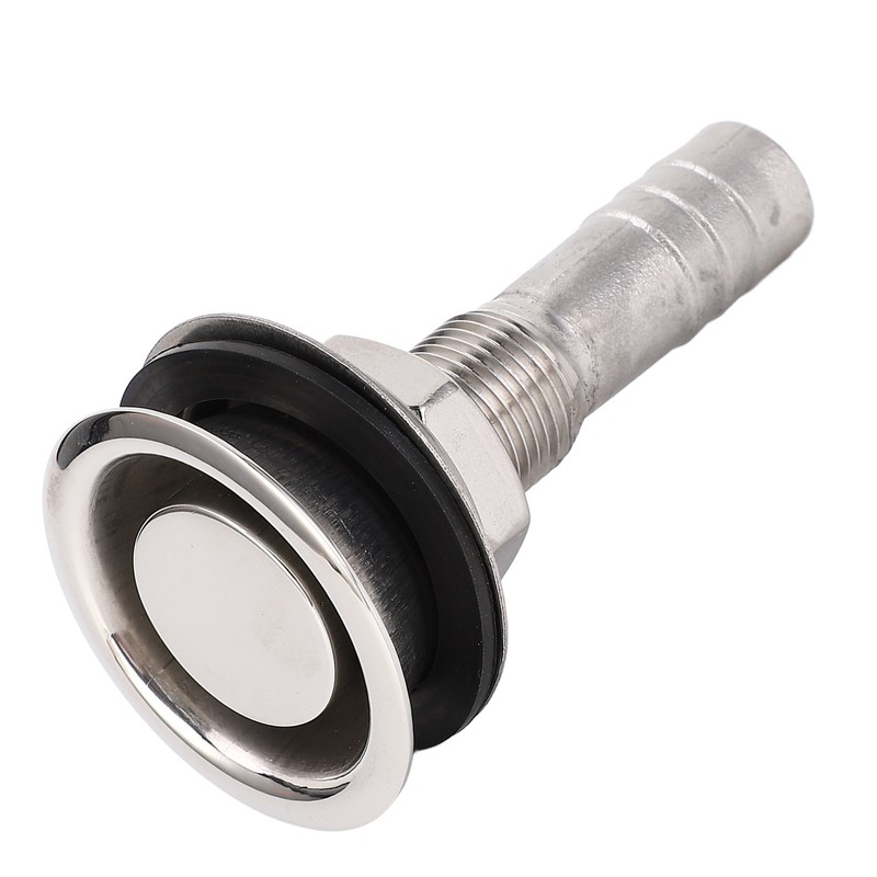 316 Stainless Steel Straight Thru Hull Valve Fitting 16mm Vent