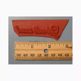 Sweet Grass Stamps Get Well Soon UNMOUNTED rubber stamp, fancy script #23