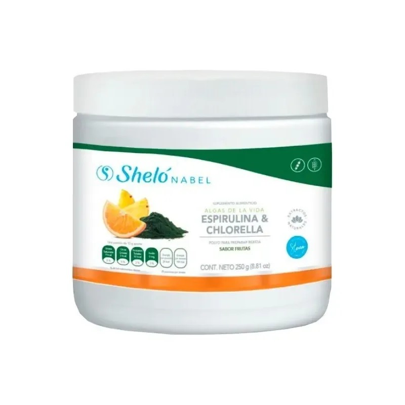 Alga Chlorella Y Espirulina En Polvo De Shelo Nabel