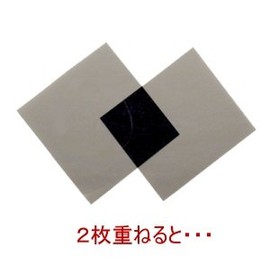 UnDigital Polarizer 250 Thickness Approx. 0.01 inch (0.2 mm)