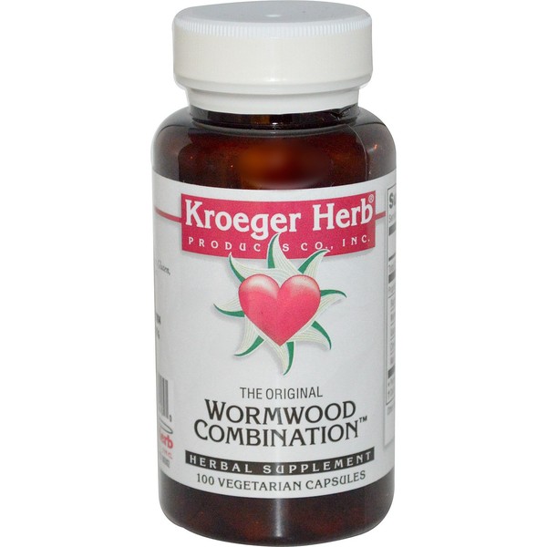 Kroeger Herb Co, The Original Wormwood Combination, 100 Veggie Caps - 2pc
