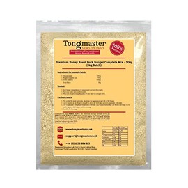 Premium Honey Roast Pork Burger Complete Mix - 500g (5kg Batch)