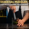 8 Inches Drink Muddler for Cocktails – Stainless Steel Muddler