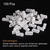 MECCANIXITY Silicone Rubber Bands Rings 100Pcs Non-Slip 15mm Dia 1mm