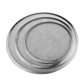 Prettyia 6" to 17" Aluminium Mesh Pizza Screen Baking Tray Nets Heavy Duty Bakeware - Silver, 12inch