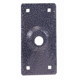 Gotham #614BL Black Rim Lock Cylinder Guard Plate with Bubble