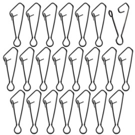 High Strength Fishing Snap, 100pcs 15mm Quick Change Clips Connector, Saltwater Freshwater Fishing Tackle for Lure Swivels & Line