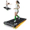 Akluer Portable 2-in-1 Electric Walking Pad 330LBS Capacity Incline Desk
