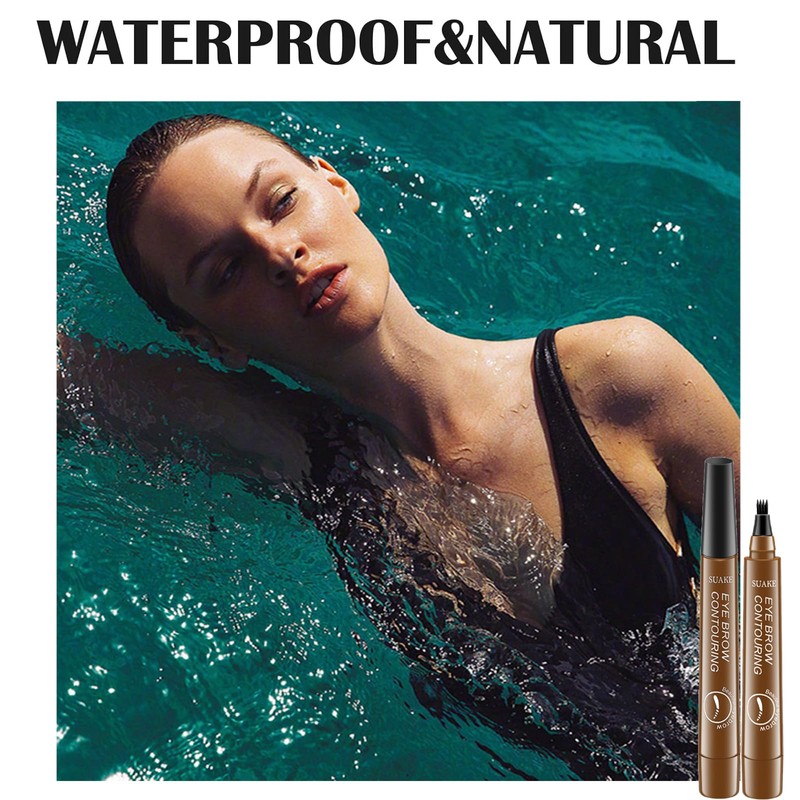 Eyebrow Pencil Eyebrow Pen, Tattoo Waterproof Microblading Brow Pencil Smudge-Proof