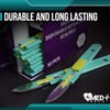 MedHelp Retractable Disposable Scalpel 10R Disposable Dermaplaning Blades 10R with