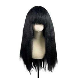 EpicCosplay® Crimped Nyx Long Wig - Natural Blonde (Black)