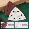 MIDO Professional Abrasive Triangle Sanding Pads 50 Pcs 93 mm