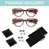 2 Pack Magnifying Glasses with Light Reading Glasses with Lights