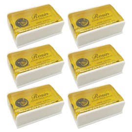 Rosin Violin, Pack of 6 Rosin Cello, Rosin Rosin Natural for Violin Cello Viola Colophony Resin Violin Suitable for Improving the Sound Quality of String Instruments