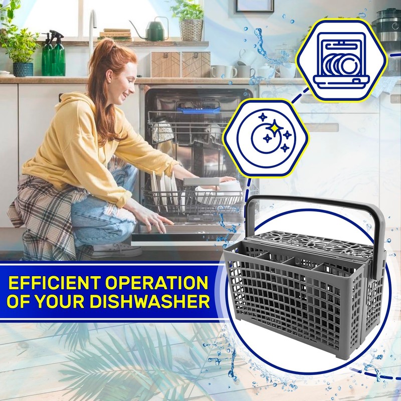 Dishwasher Cutlery Basket Universal 230x130x135 mm - Warranty 10 Years