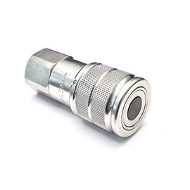 Hydraulic Quick Release Coupling - Female Flat Face 1/2" BSP- ISO 16028 Standard