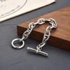 88flix S925 Anchor Chain Bracelet, Chain Bracelet, Mantel Bracelet, Silver,