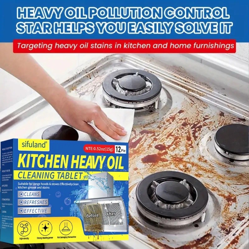 Tabletas Efervescentes Limpia Grasas Sin Dejar Residuos