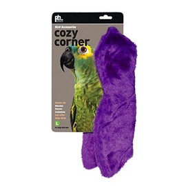 Prevue Pet Cozy Corner Fleece Bird Blanket - Large (Purple)