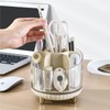 MINDFARGE Rotating Pencil Holder, Desk Organizer with Multi-Compartment Design-Stylish, Functional