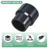 M METERXITY 2-Pack UPVC Reducer Pipe Fitting, DN50x40 Reducing Coupling
