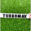2PC 2024-2025 Turbomax Emblems 3D Badge Nameplate Hood Letters Logo