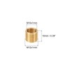 PATIKIL M12xM10x10mm Thread Reducing Nuts Insert, 12 Pcs Male to