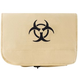 Rothco Khaki Vintage Bio-Hazard Canvas Paratrooper Shoulder Bag