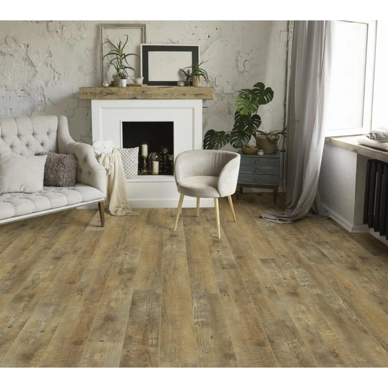 SUPERCore Xtreme SPC009X Barnwood Rigid Vinyl Plank Flooring, Sample