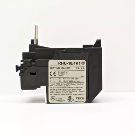 TECO RHU-10/4K1 thermal overload relay, Amp range: 2.9 ~ 4A