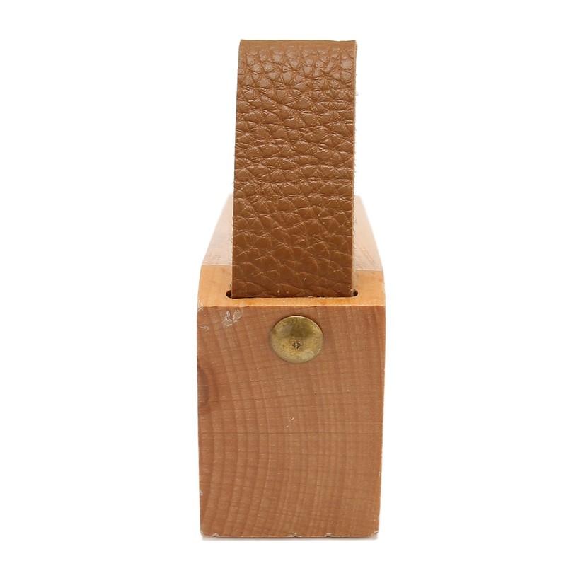 6pcs Door Stopper Wedge Polished Glossy Compact Wooden Firefighter Door