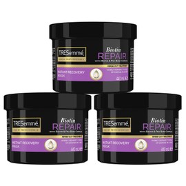 TRESemme Biotin Repair Instant Recovery Hair Mask Rinse-out Hair Treatment with Biotin and Pro-Bond Complex for Visible Repairs of Damaged Hair, 440ml Pack of 3