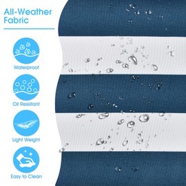 Bolsas de playa para mujer, bolsa grande impermeable con cierre, bolsa de playa impermeable a prueba de arena, bolsa de piscina grande, Azul oscuro