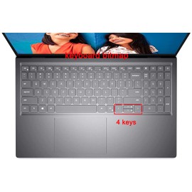 Yuomik Keyboard Skin Compatible for 2025 Dell 16/16 Plus DB16250 DB16255 DC16250 DC16251 16" / Dell 15 Laptop DC15250 DC15255, inspiron 15 3530 3535 5510 5518 & 2025 Dell Inspiron 16 5640 5645 (Black)