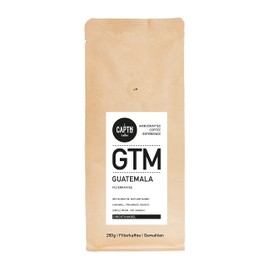 Guatemala Ground Coffee | 100% Arabica Single Origin | 250 g | Direct Trade | Gentle Drum Roasted | Hand Packed | Filter Coffee | Premium Quality | Ideal as a Gift