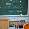 62pcs Math Wall Stickers Colorful Mathematics Wall Decals Peel and