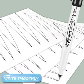 Permanent Markers, Ultra Fine Point, Black, 150 Count, 0.4mm, Fine tip permanent marker set, quick dry, waterproof, fading resists, durable, marks on paper, glass, ceramic, plastic, wood, rock, metal