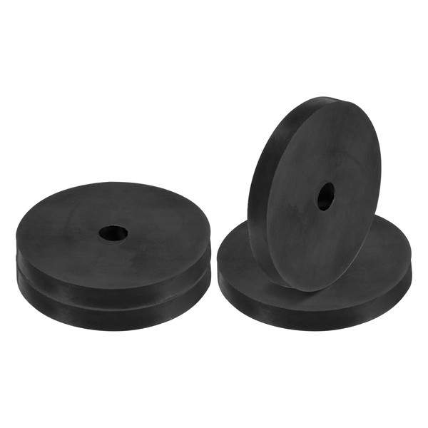 PATIKIL Multi Purpose Rubber Spacer, 4 Pcs 3.1"OD 0.47"ID 0.4"Thickness