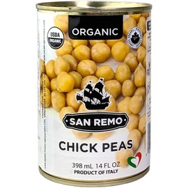 San Remo Organic Chickpeas, 398ml