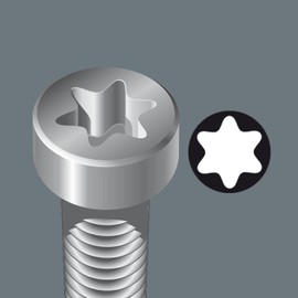 Wera 867/4 Z SB Tough TORX® Bit, TX 15 x 89 mm, 05073527001