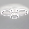 Shine LUEST 34W LED Ceiling Light with Remote, 3000-6000K Dimmable