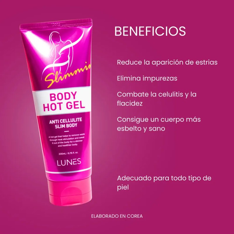 Gel Reductor Y Reafirmante Caliente Lunes Con Colágeno