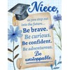 Greeting Card Niece Congratulations Graduation School Graduate - As You