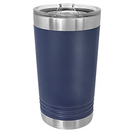 Polar Camel 16 oz. Pint Stainless Steel Vacuum Insulated Tumbler (Navy Blue)