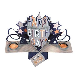 Second Nature Pop Ups Amazing Son Happy Birthday Pop-Up Greeting Card Cards POP198MC13