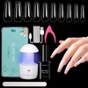 TOMICCA Gel Nail Kit Nail Tips and Gel Nail Glue,