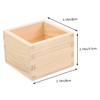 DOITOOL 4pcs Wooden Chalk Organizer Small No Lid Chalk Storage