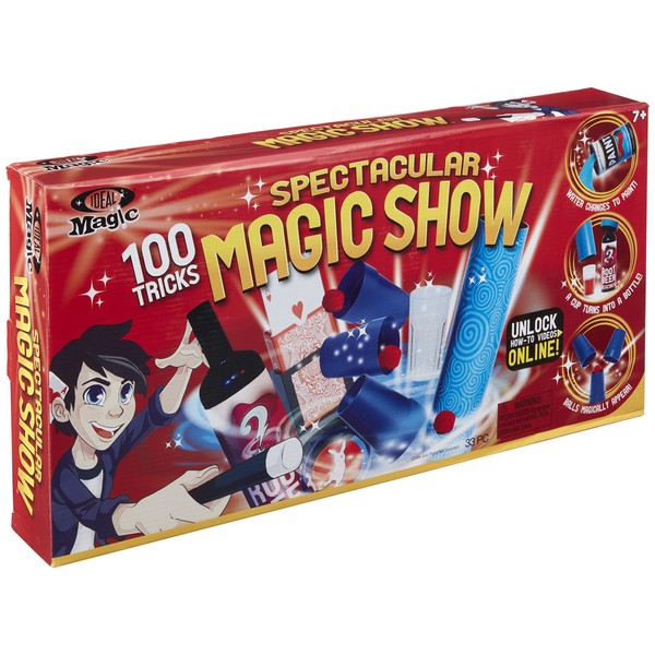 Ideal Magic Spectacular Magic Show 100 Trick Kids Magic Set(Packaging may vary)